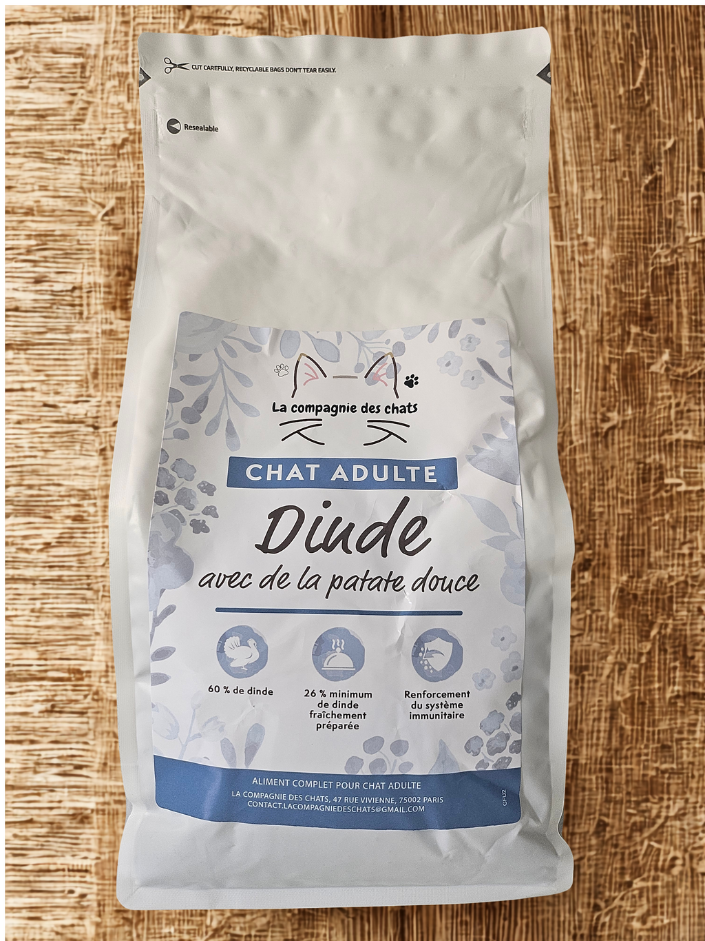 Chat adulte - Sélection Signature ⭐ Dinde & Patate douce