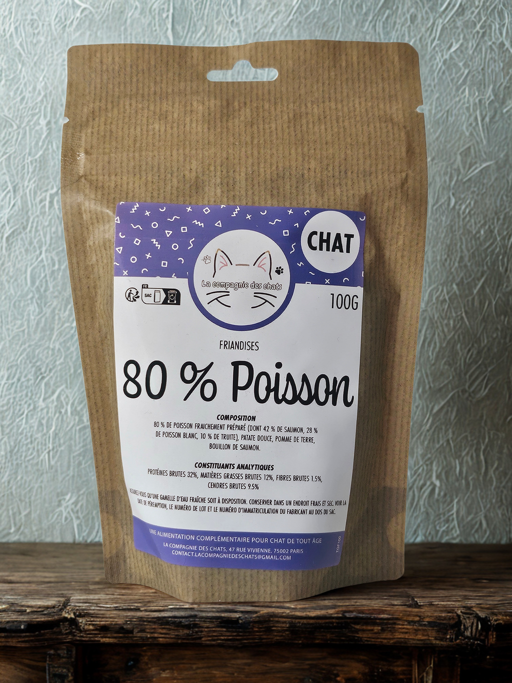 Friandises 80% poissons