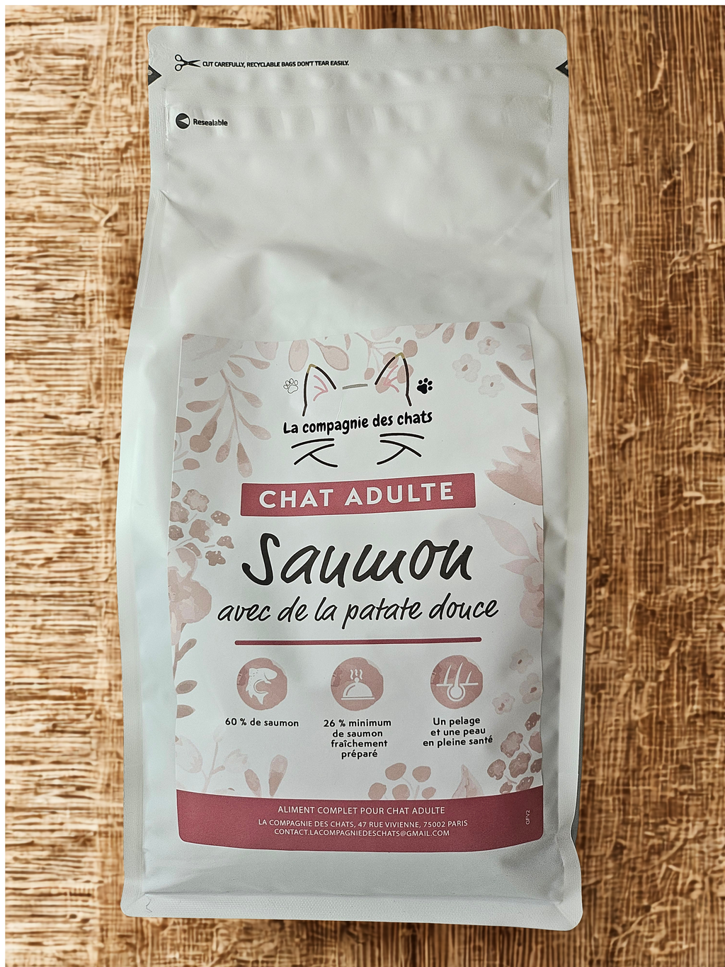Chat adulte - Sélection Signature ⭐ Saumon & Patate douce